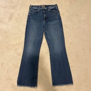 Mother denim. The Hustler Ankle Fray